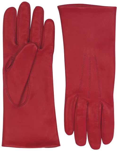 Ladies red glove