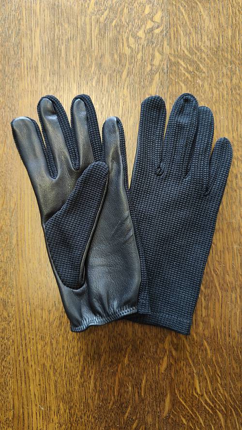 leather mesh gloves